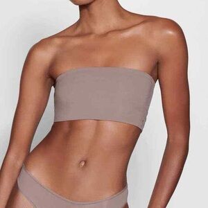 SKIMS Fits Everybody Bandeau Bra Umber Size L